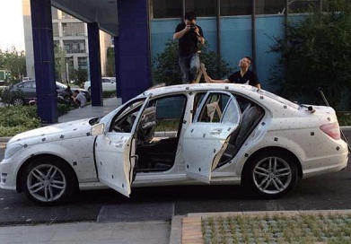 汽車、船模等大型物體掃描